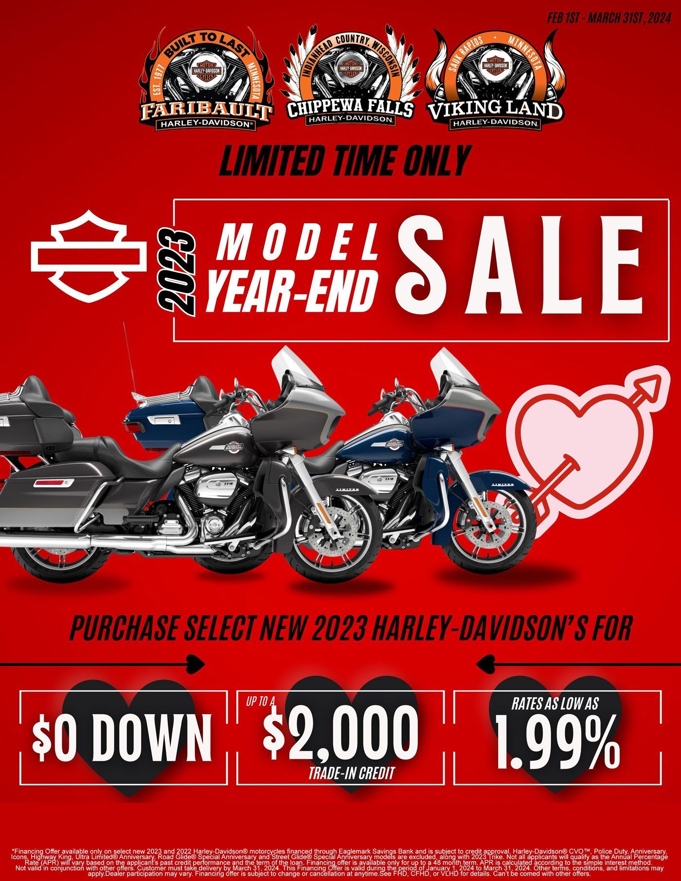 2023 Model Year End Sale