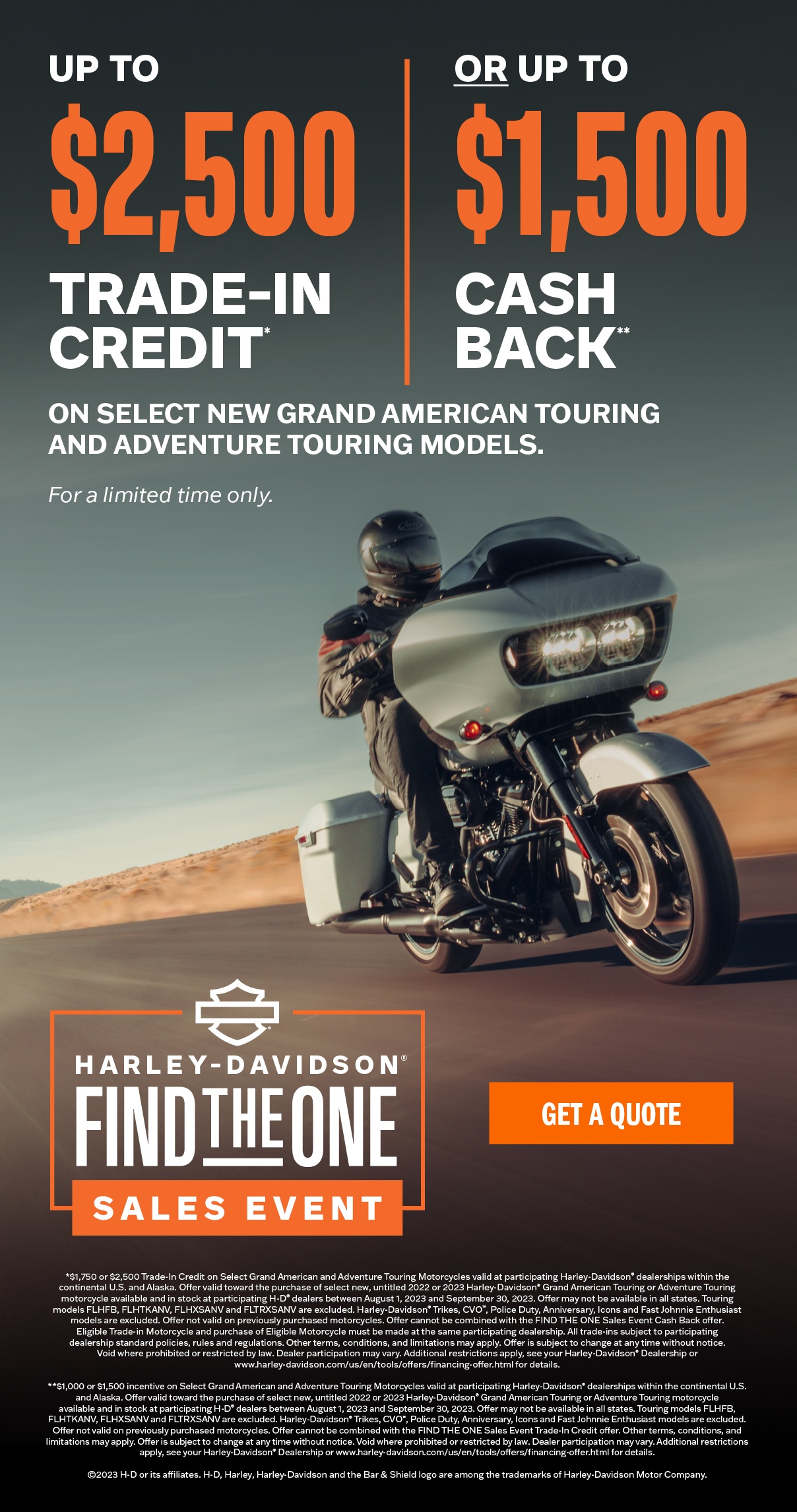 Find the One Sales Event at Chippewa Falls Harley-Davidson